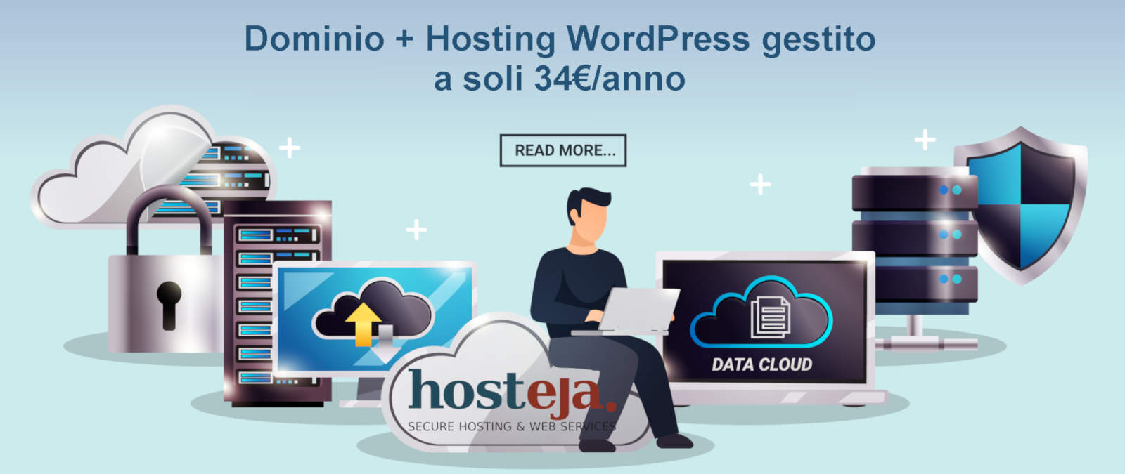 Dominio + Hosting WordPress gestito - Hosting Service Provider. hosteja.com