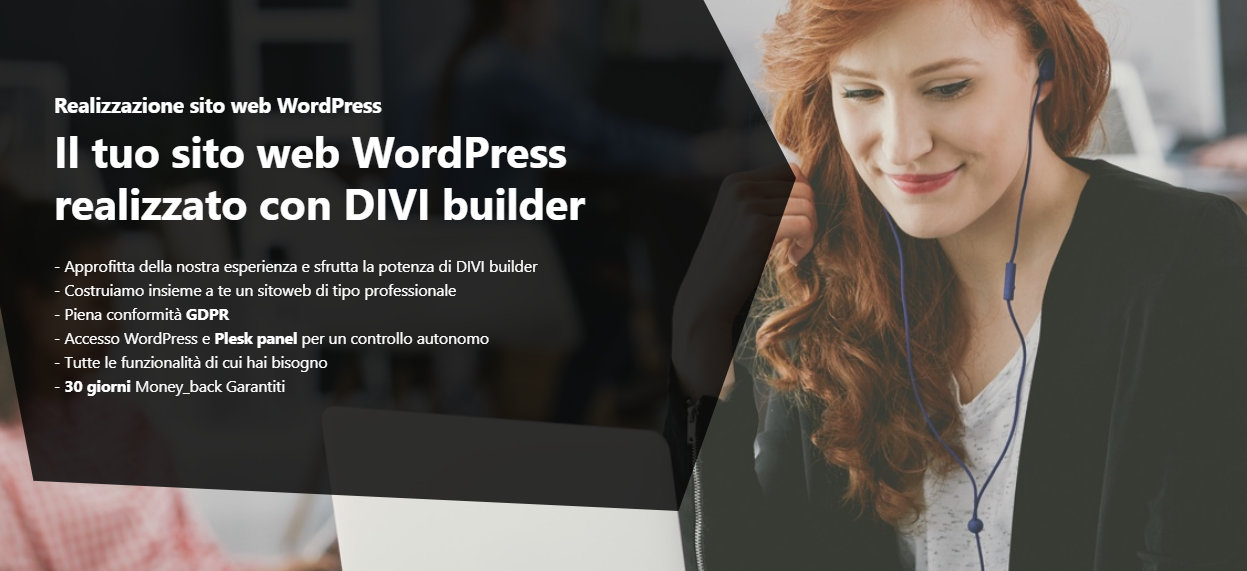 Sitoweb wordpress con DIVI builder - hosteja.com
